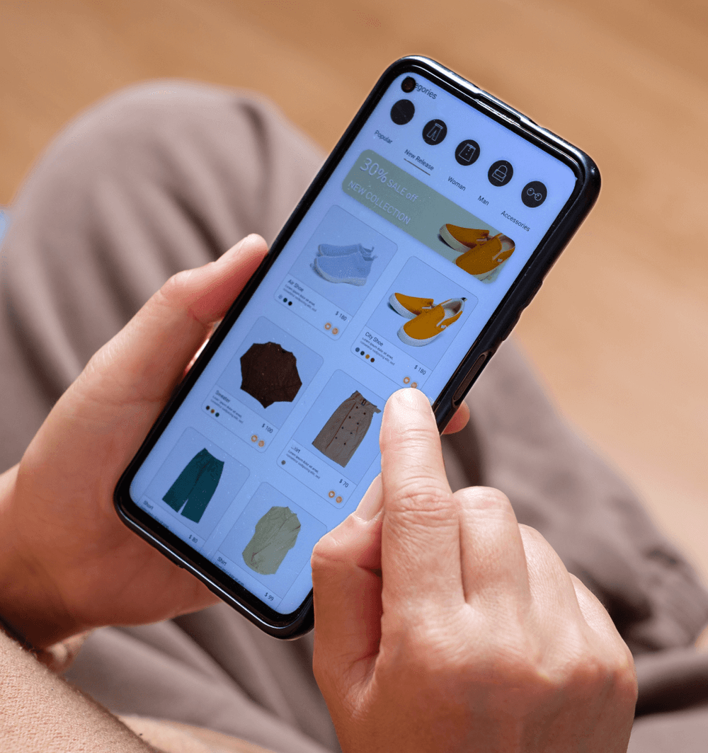 mCommerce app